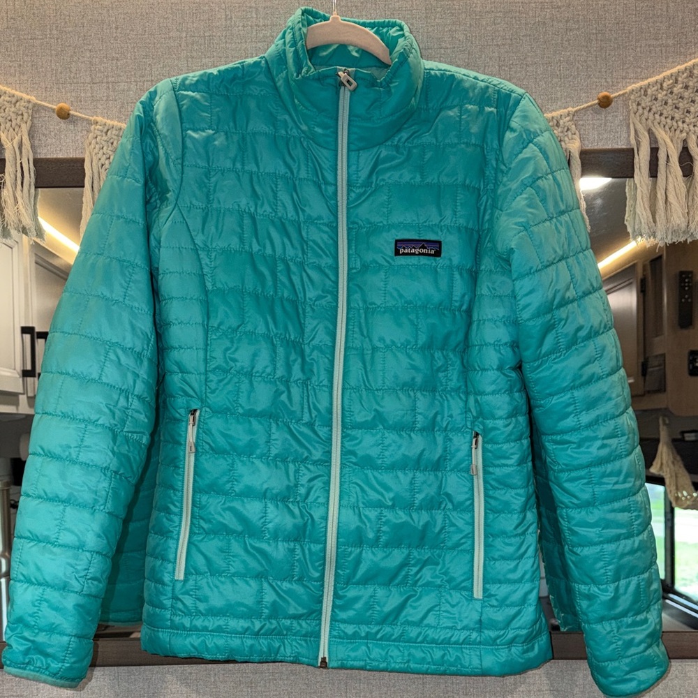 Patagonia Teal Nano Puff Jacket